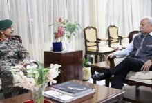 Eastern Army Commander Meets Arunachal Governor