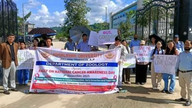 Arunachal: Himalayan University Marks Cancer Awareness Day