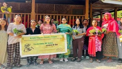 Arunachal: KVK Anjaw Distributes Veg Saplings to Farmers