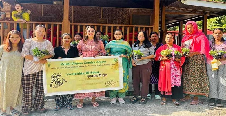Arunachal: KVK Anjaw Distributes Veg Saplings to Farmers