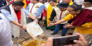 Arunachal: Pema Khandu CM Lays Foundation of Grong Buddha Park at Singchung