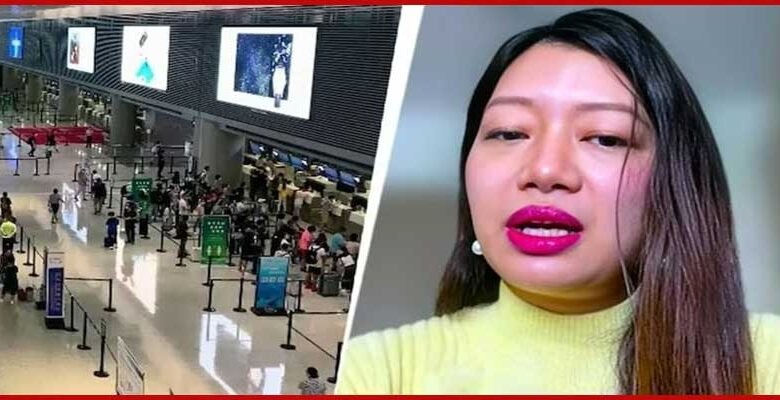harassed at Shanghai Airport