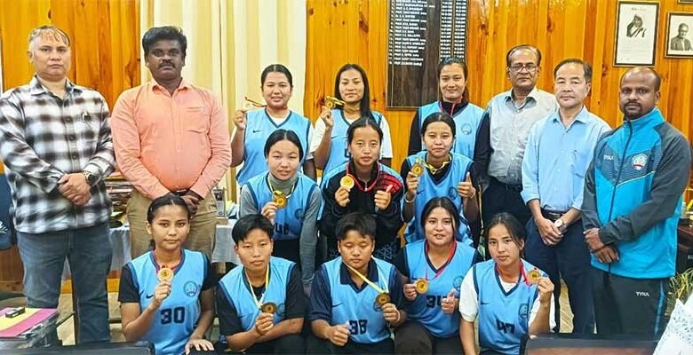 Arunachal: RGU Honors Women’s Basketball Team for State-Level Achievement