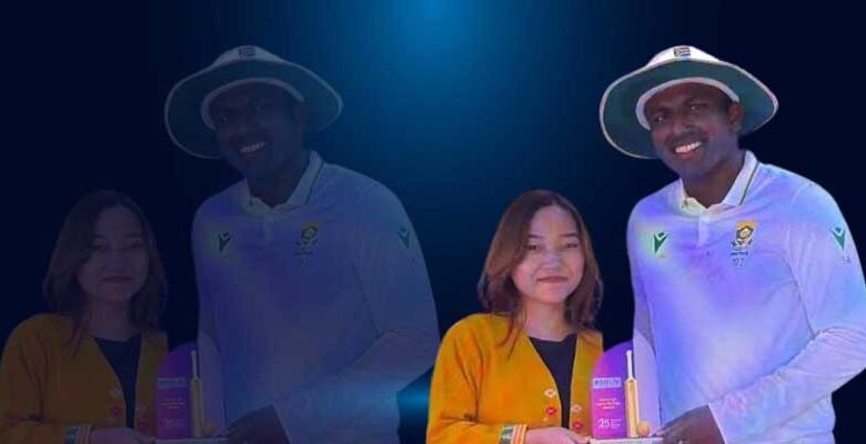 Arunachalee Woman Yangki Taki Creates History by Presenting Award at International Cricket