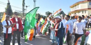 Youth Honour Sardar Patel with Padyatra in Itanagar