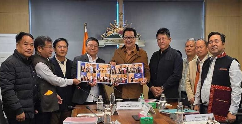 Dy CM Chowna Mein Reviews Hydropower Projects in Arunachal