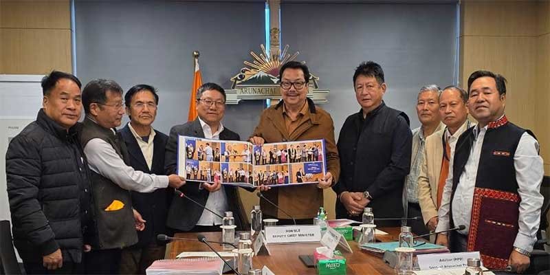 Dy CM Chowna Mein Reviews Hydropower Projects in Arunachal