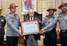 Arunachal: Governor Honours 11 Assam Rifles with Citation