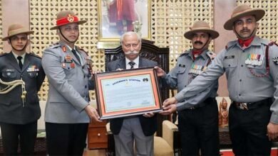 Arunachal: Governor Honours 11 Assam Rifles with Citation