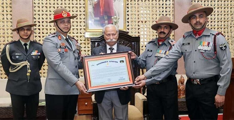 Arunachal: Governor Honours 11 Assam Rifles with Citation