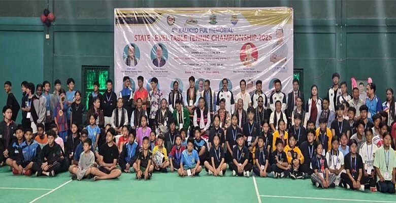 Arunachal: Lohit Hosts Kalikho Pul State TT Championship