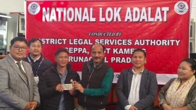 Arunachal: 229 Cases Settled in 4th National Lok Adalat