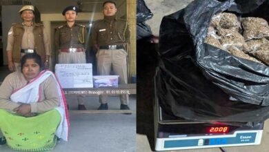 Arunachal: Nirjuli Police Seize 2 kg Cannabis, One Arrested