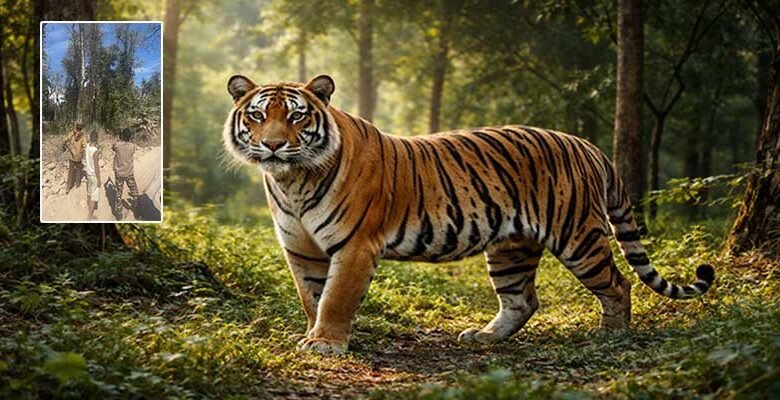 Arunachal: Royal Bengal Tiger Spotted in Siku Forest Areas