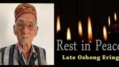 Arunachal Icon Oshong Ering Laid to Rest
