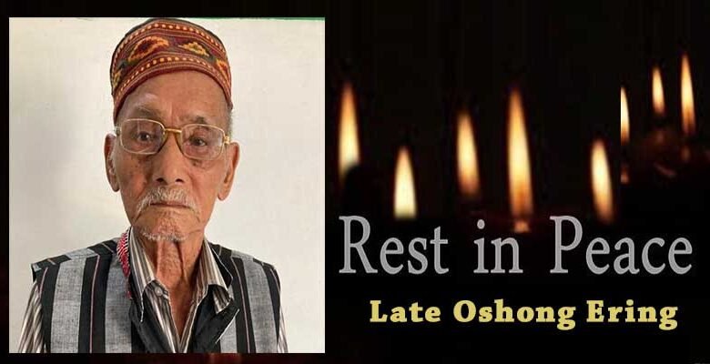 Arunachal Icon Oshong Ering Laid to Rest