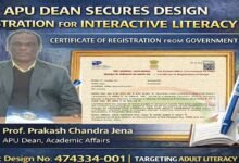 Arunachal: APU Dean Secures Design Registration for Literacy Pen