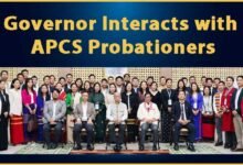 Arunachal: Governor Interacts with APCS Probationers