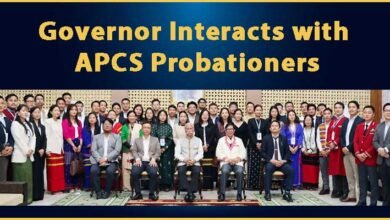 Arunachal: Governor Interacts with APCS Probationers