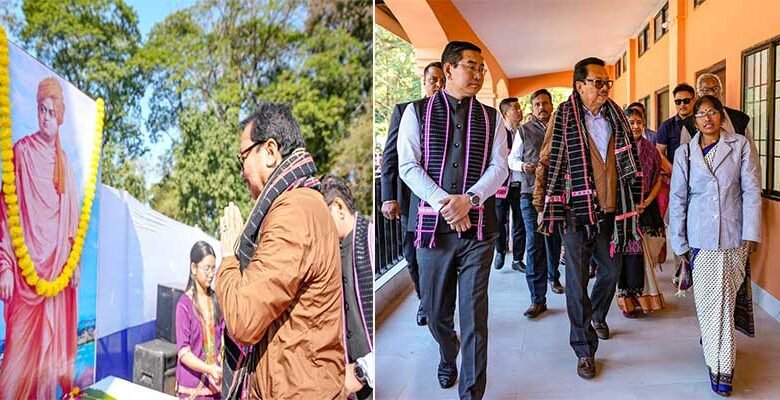 Arunachal: Chowna Mein Inaugurates Academic Block at VKV Sunpura