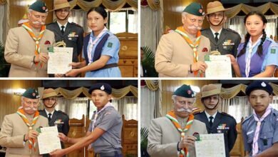 Arunachal: Governor Confers BSG Rajya Puraskar at Lok Bhavan