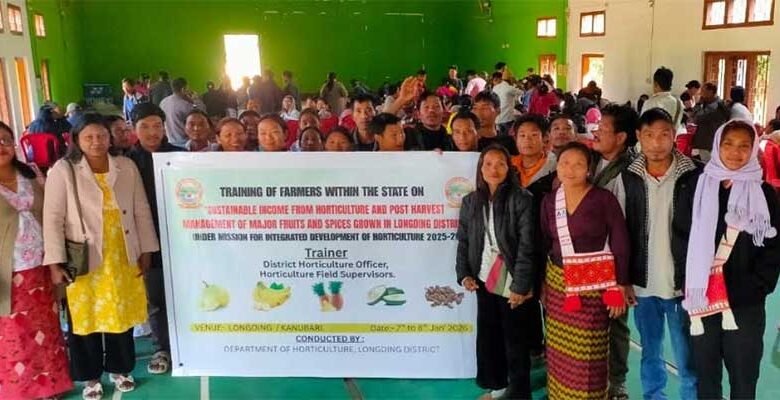 Arunachal: Horticulture training on sustainable income held in Longding