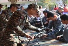 Arunachal: Indian Army Holds Weapons Display at Aalo School