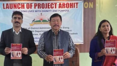 Arunachal: MLA Tapi Darang Launches Project Arohit in Pasighat