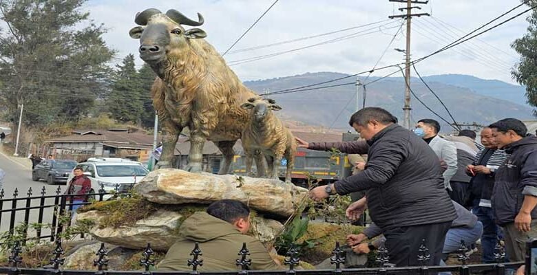 Arunachal: Mishmi Takin Statue Unveiled at Anini Town