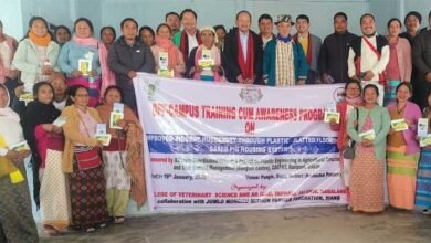 Arunachal: Piggery Training Held at Pangin in Siang District