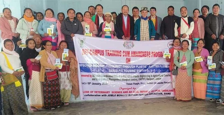 Arunachal: Piggery Training Held at Pangin in Siang District