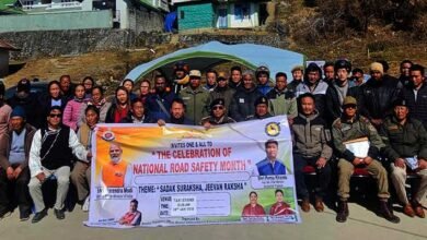 Arunachal: Road Safety Awareness Programme Held in Tawang