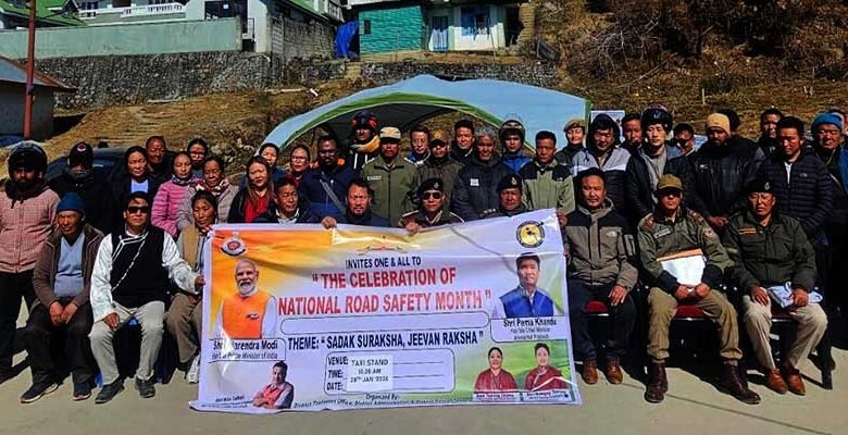 Arunachal: Road Safety Awareness Programme Held in Tawang