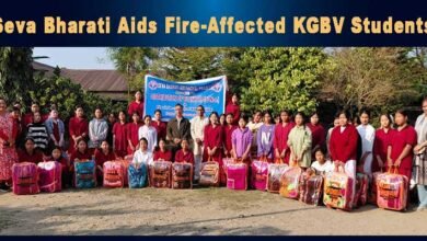Arunachal: Seva Bharati Aids Fire-Affected KGBV Students