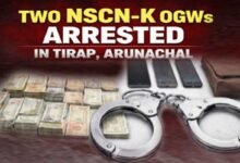 Arunachal: Two NSCN-K OGWs Arrested in Tirap