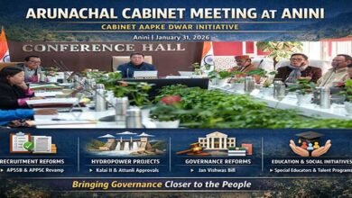 Arunachal Cabinet Clears Reforms, Hydropower Boost at Anini