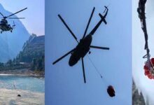 Arunachal: Mi-17V5 Helicopters Battle Forest Fire in Lohit