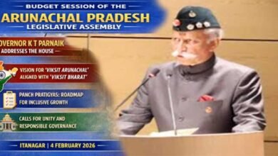 Arunachal Budget Session: Viksit Arunachal Vision Outlined in Governor’s Address