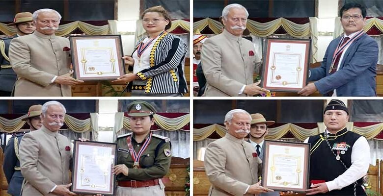 Arunachal: Governor Confers State Awards at Lok Bhavan Ceremony