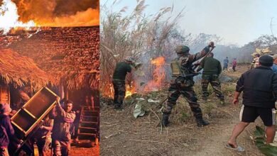 Arunachal: Assam Rifles Contain Two Fire Incidents in Khonsa