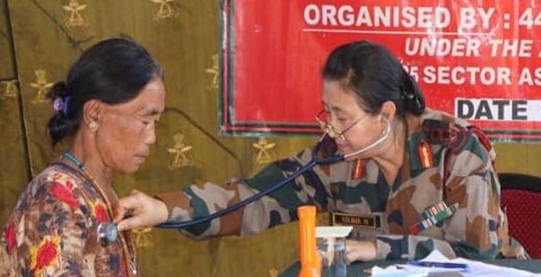 Assam Rifles Holds Medical Camp at Dadam Village