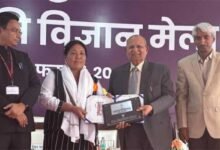 Arunachal: Chochi Meyor Conferred Innovative Farmer Award