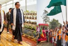 Arunachal: Chowna Mein Attends Chaupal, Flags Off Tractor Rally