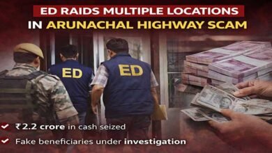 ED Raids Multiple Locations in Arunachal Highway Scam