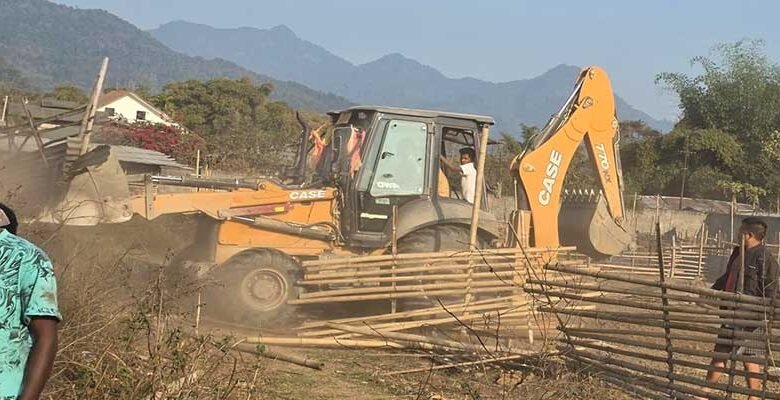 Arunachal: Eviction Drive Conducted Near Daporijo Airfield