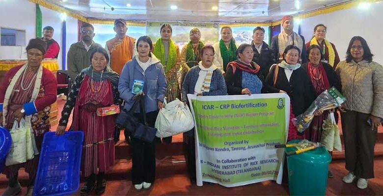 Arunachal: Farmers Trained on Bio-fortified Rice Varieties in Tawang