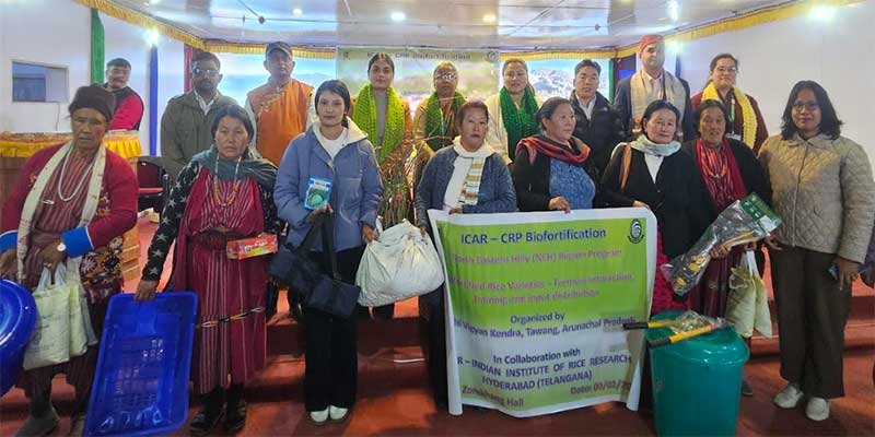 Arunachal: Farmers Trained on Bio-fortified Rice Varieties in Tawang