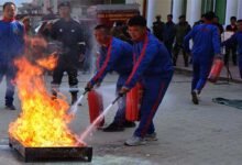 Arunachal: Fire Safety Demo Marks Statehood Day in Lower Subansiri