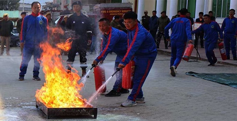 Arunachal: Fire Safety Demo Marks Statehood Day in Lower Subansiri