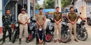Arunachal: Five Stolen Two-Wheelers Recovered in Pasighat